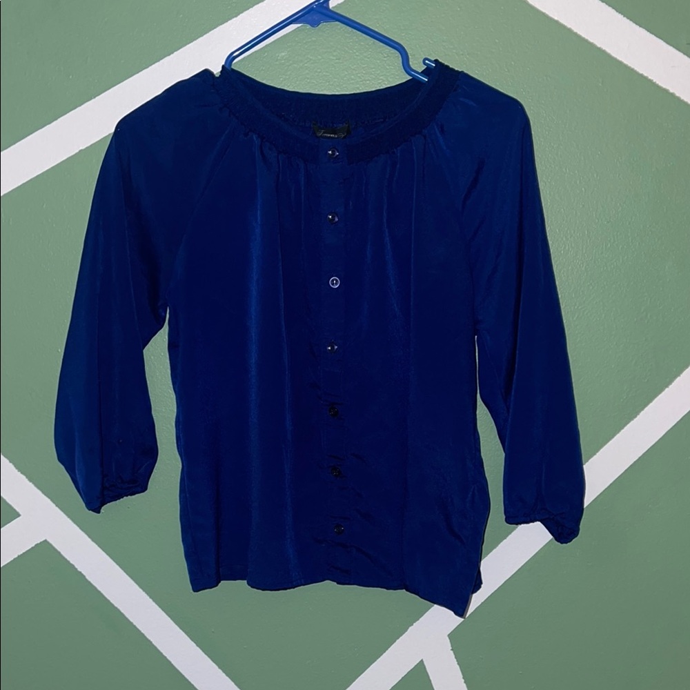 Forever 21 Blue Button Down Shirt‎